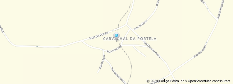 Mapa de Rua do Cabeço