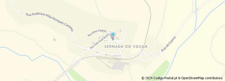 Mapa de Sernada do Vouga