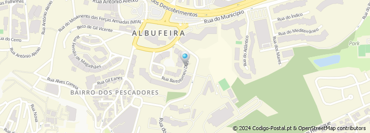 Mapa de Apartado 117, Albufeira
