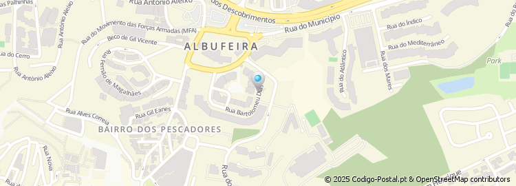 Mapa de Apartado 20, Albufeira