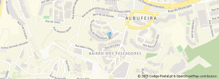 Mapa de Apartado 6091, Albufeira