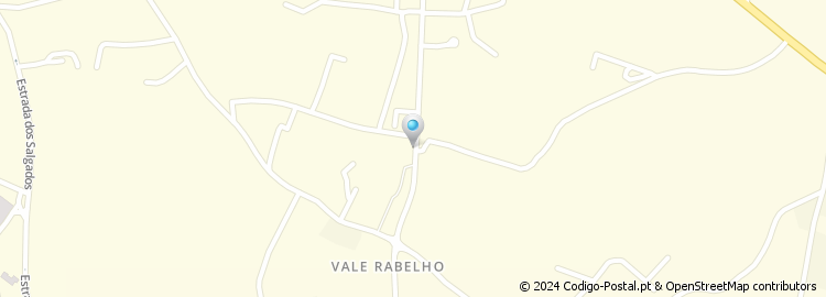 Mapa de Rua de Vale Rabelho