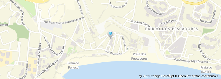 Mapa de Rua Henrique Calado