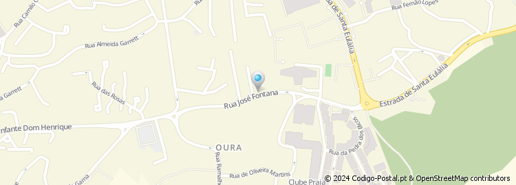 Mapa de Rua José Fontana