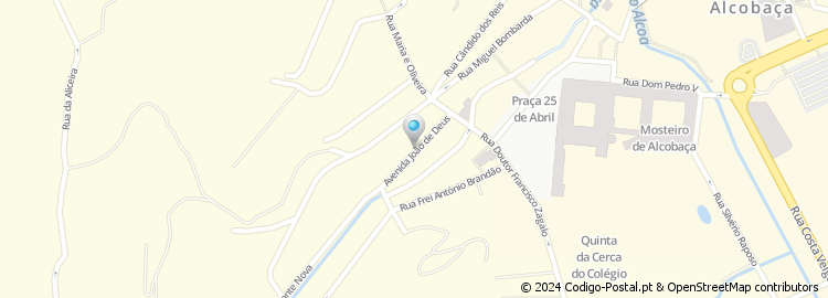 Mapa de Avenida João de Deus