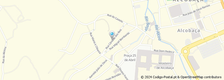 Mapa de Rua Almirante Cândido dos Reis