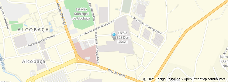 Mapa de Rua Pedro e Inês