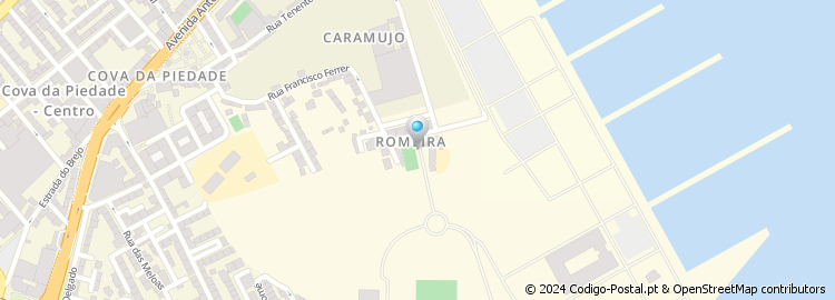 Mapa de Largo da Romeira