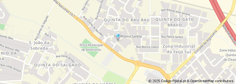 Mapa de Praceta Quinta do Bau-Bau