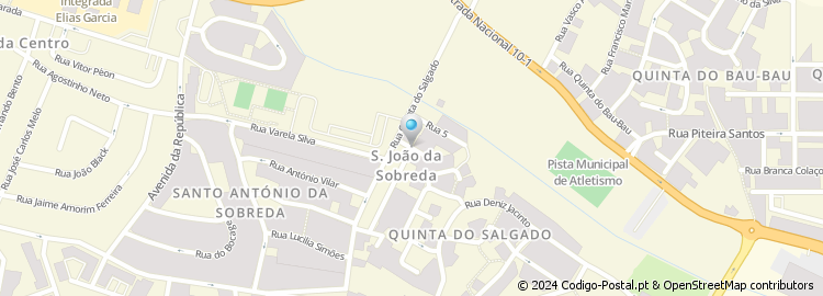 Mapa de Praceta Quinta do Salgado