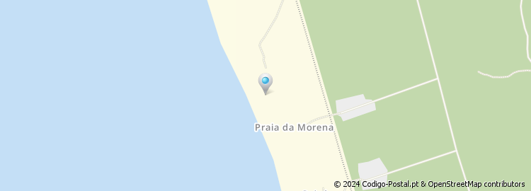 Mapa de Praia da Morena