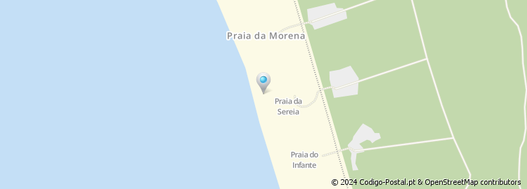 Mapa de Praia da Sereia