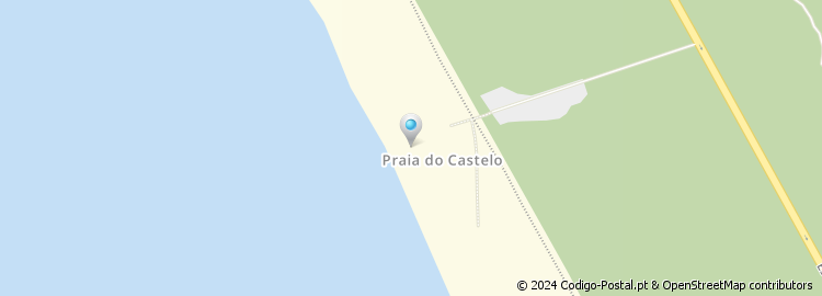 Mapa de Praia do Castelo
