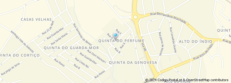 Mapa de Quinta do Perfume