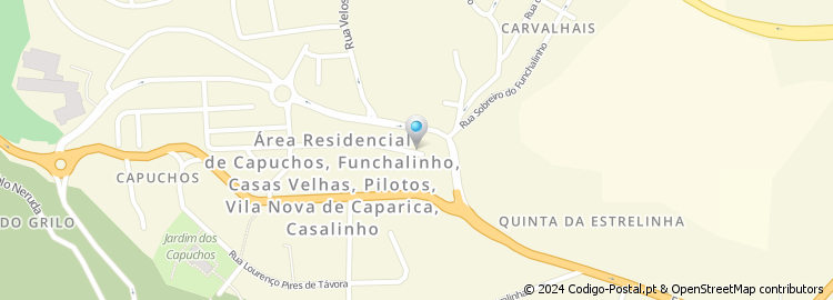 Mapa de Rua Alto dos Capuchos