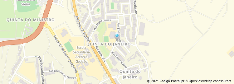 Mapa de Rua Amélia Rey Colaço