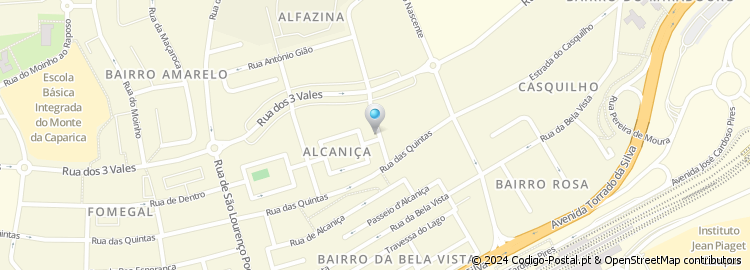 Mapa de Rua António Gedeão