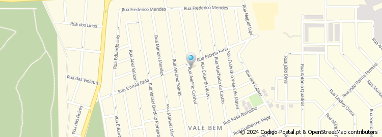 Mapa de Rua Avelino Cunhal