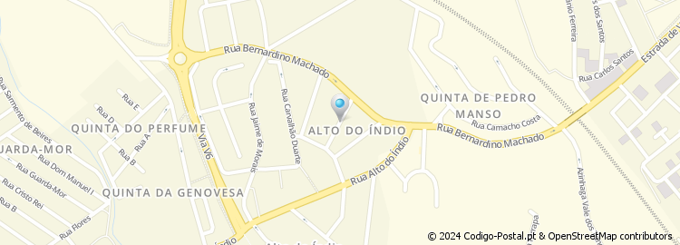 Mapa de Rua Azevedo Gomes