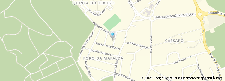 Mapa de Rua Correia Garção