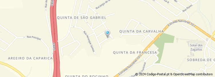 Mapa de Rua Costa Ferreira