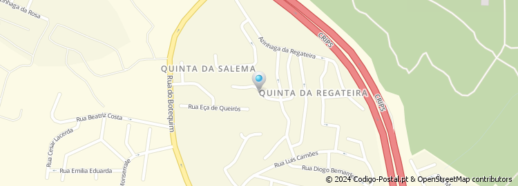 Mapa de Rua Cristóvão Falcão