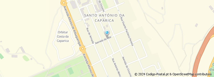 Mapa de Rua da Costa