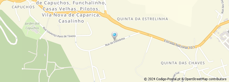 Mapa de Rua da Estrelinha