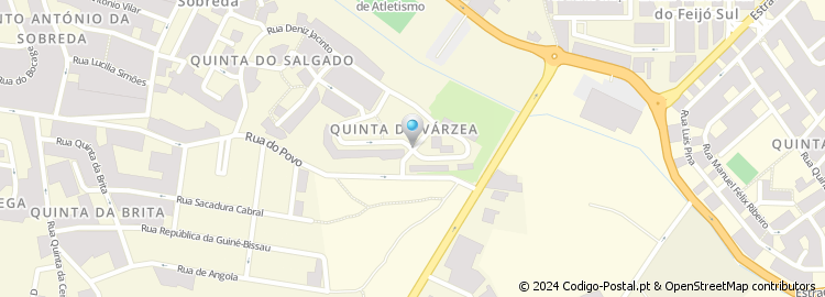 Mapa de Rua da Quinta da Várzea