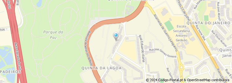 Mapa de Rua da Quinta do Chegadinho