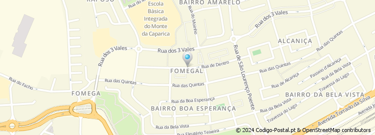 Mapa de Rua de Dentro