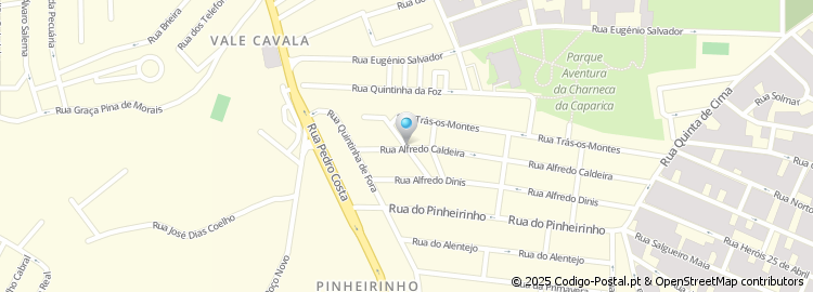 Mapa de Rua de Jau