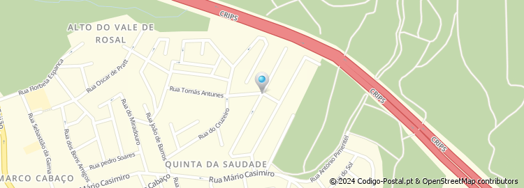 Mapa de Rua Diogo de Andrade