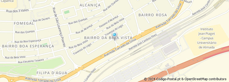 Mapa de Rua do Meio