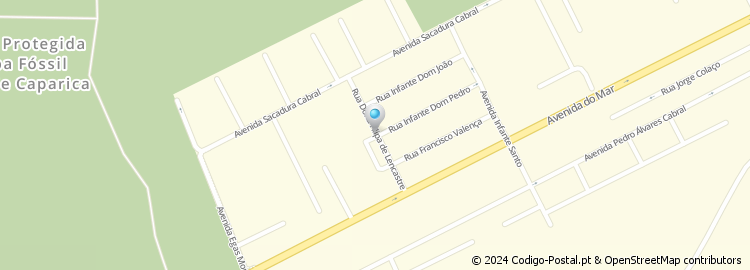 Mapa de Rua Dona Filipa de Lencastre