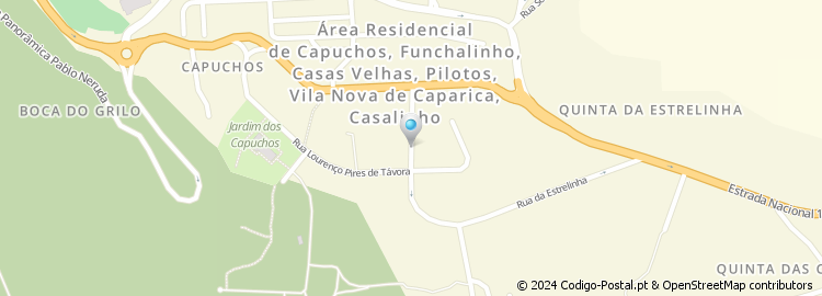 Mapa de Rua dos Capuchos