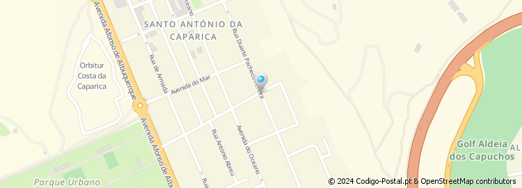 Mapa de Rua Duarte Pacheco Pereira