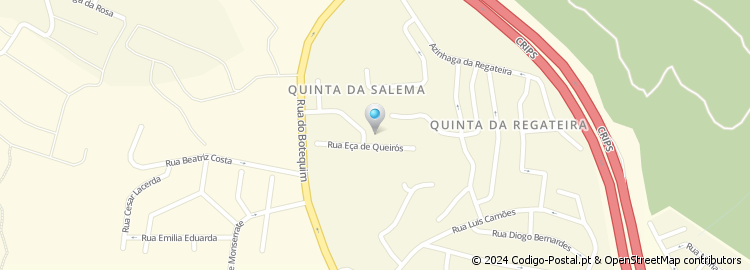 Mapa de Rua Eça de Queirós