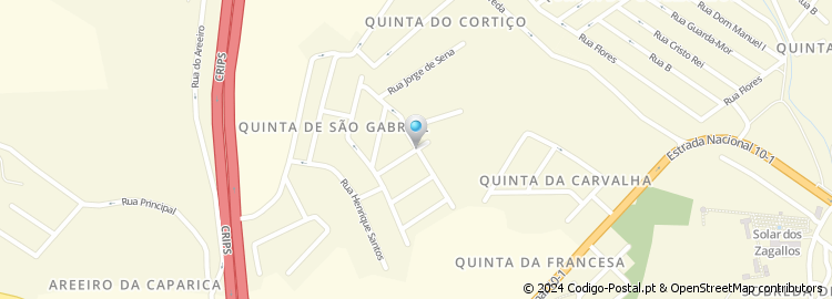 Mapa de Rua Fernando Gusmão