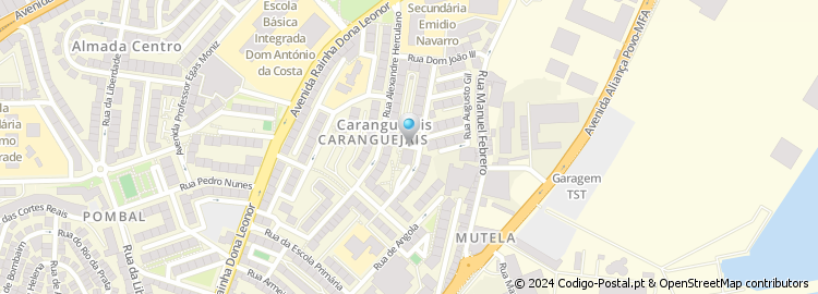 Mapa de Rua Gaspar Correia