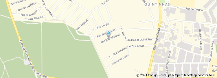 Mapa de Rua João Albernaz