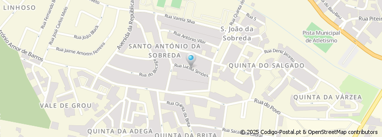 Mapa de Rua Lucília Simões