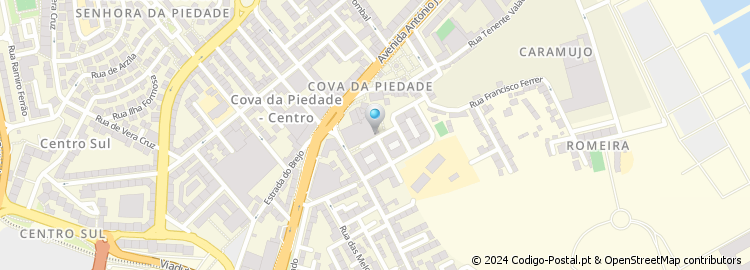 Mapa de Rua Manuel Calvário