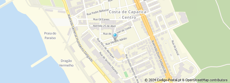 Mapa de Rua Mestre Adrião