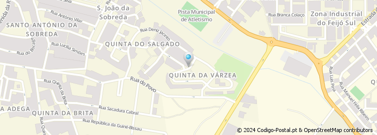 Mapa de Rua Paulo Quintela