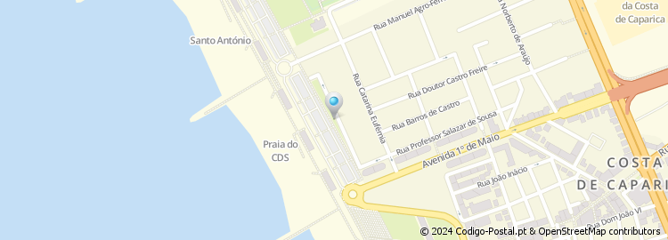 Mapa de Rua Pedro Leitão Matosa