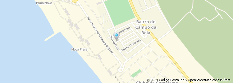 Mapa de Rua Praia da Mata