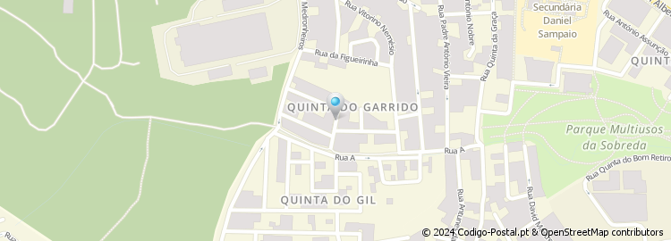 Mapa de Rua Quinta da Abóbora