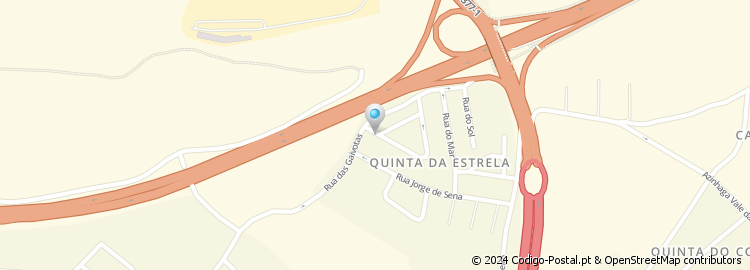 Mapa de Rua Quinta da Estrela