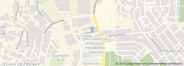 Mapa de Rua Quinta do Bico